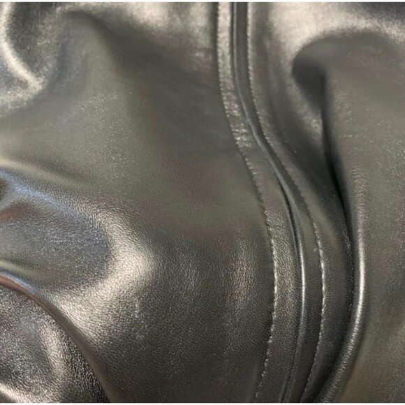 Doncaster 100% Leather & Wool Gold Detail Luxury Jacket S - Picture 8 of 11